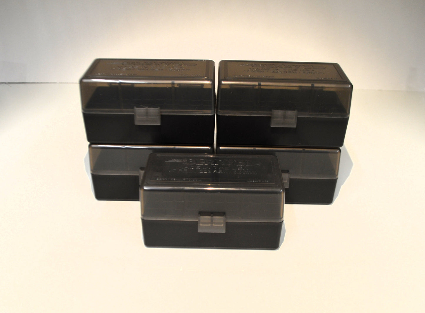 5 x 223/556 cal Ammo Box / Case / 50 round storage (3 COLORS)