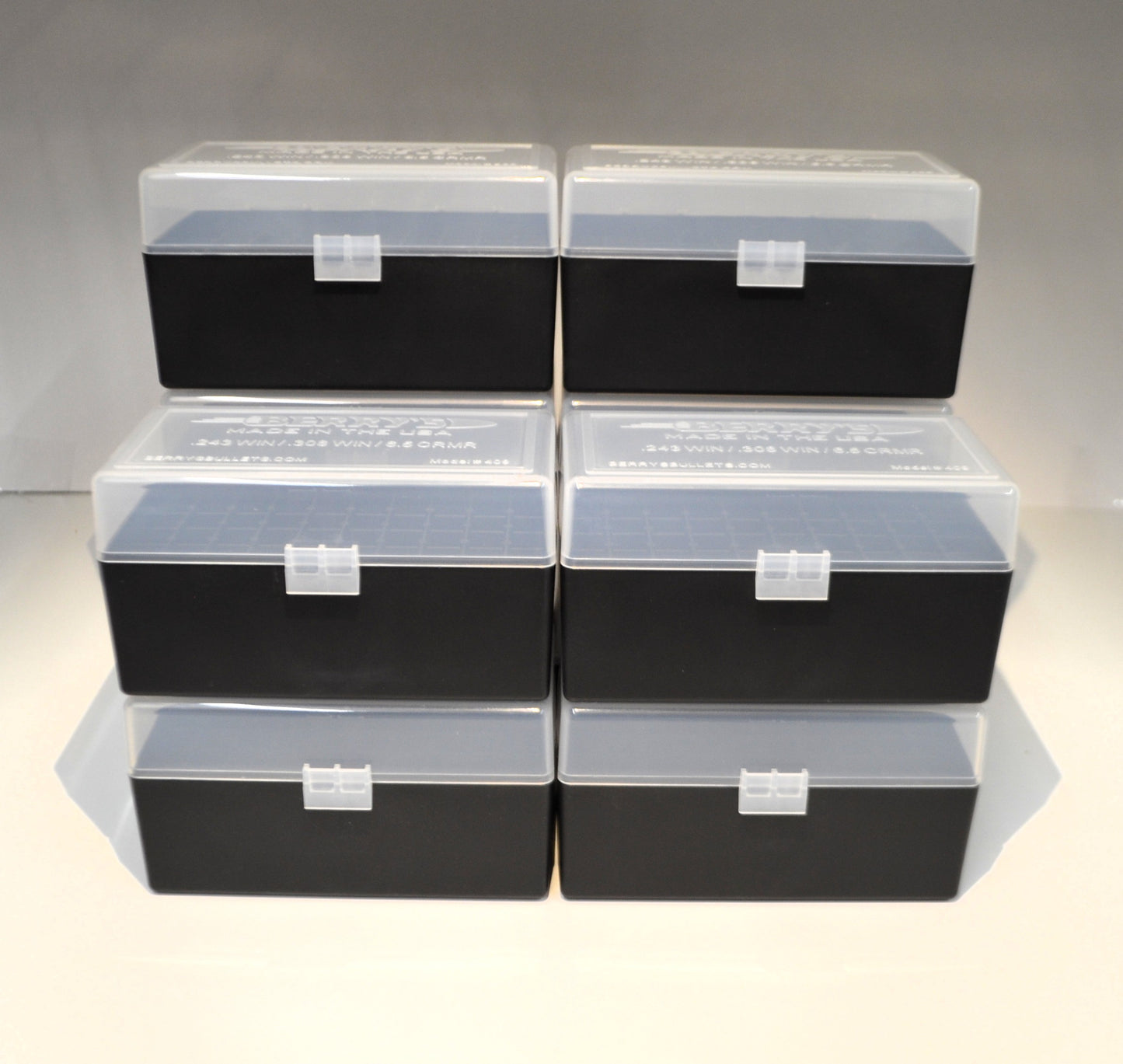 10 x 308 Ammo Box / Case / 50 round storage (4 COLORS)