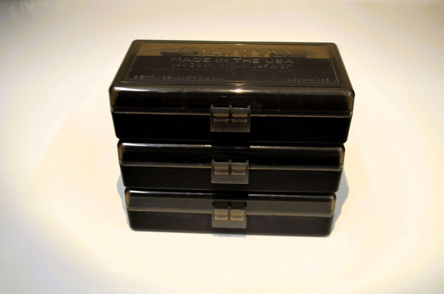 3 x .44 SPECIAL/MAGNUM Ammo Box / Case / 50 rd storage (3 COLORS)