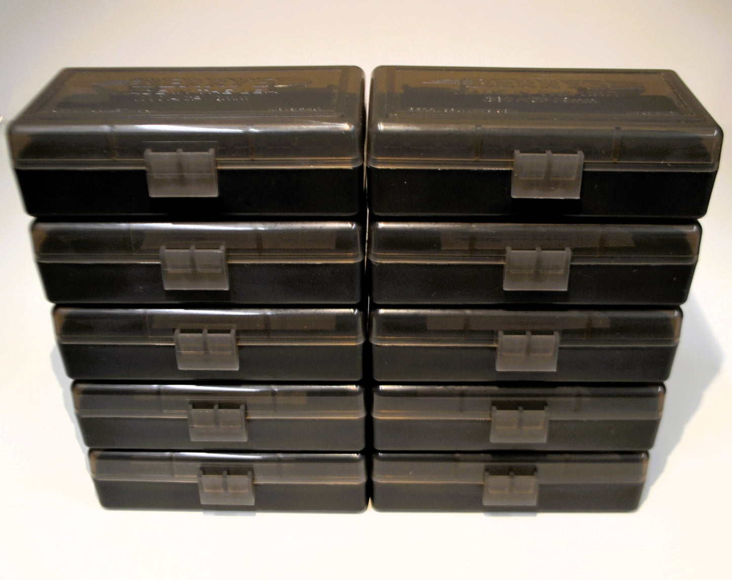 10 x 9mm/380 Ammo Box / Case / 50 round storage (3 COLORS)