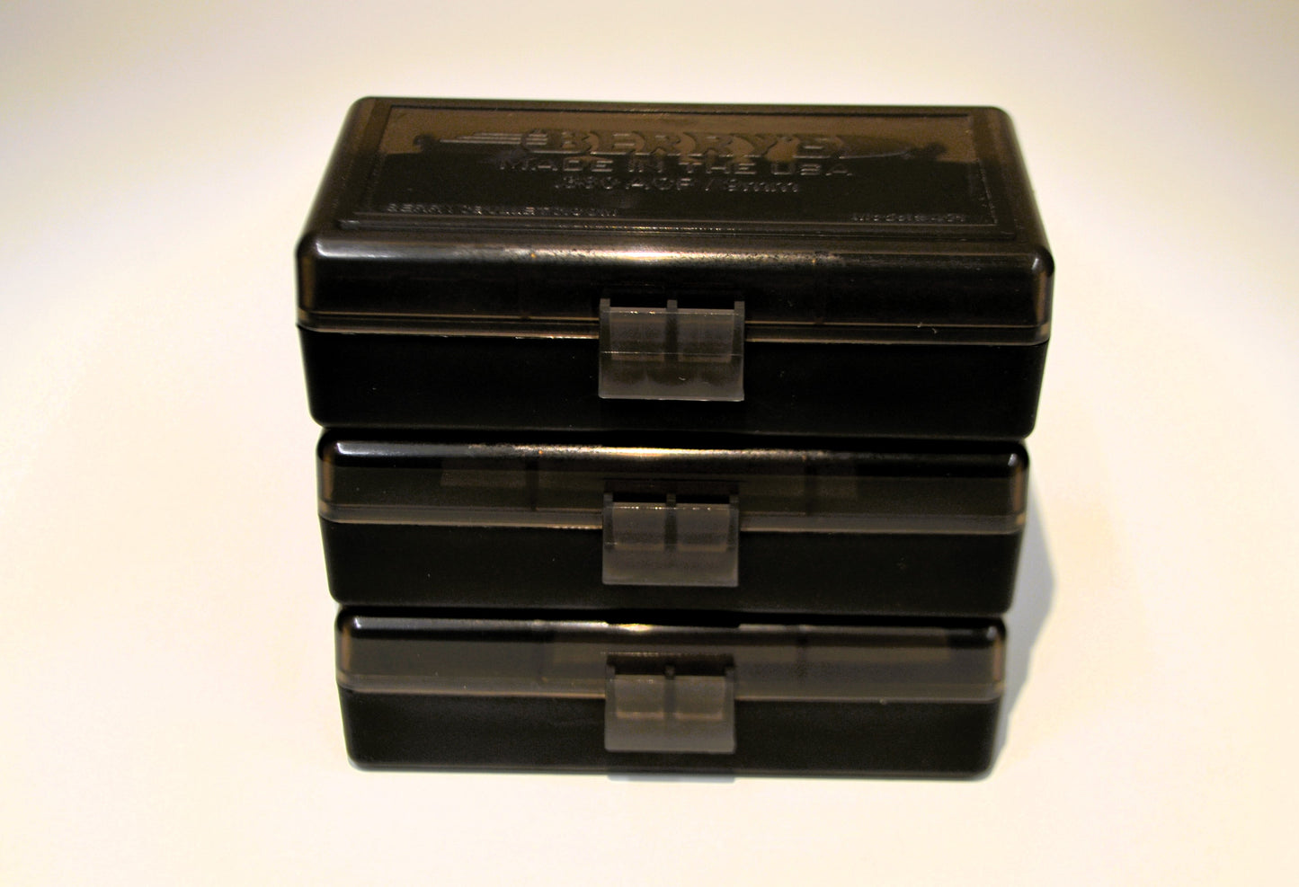3 x 9mm/380 Ammo Box / Case / 50 round storage (3 COLORS)