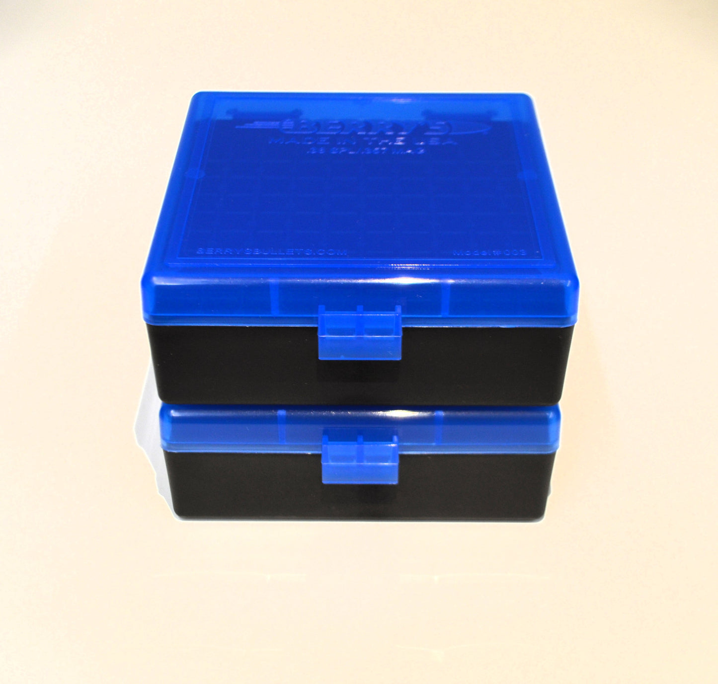 2 x 357/.38 cal Ammo Box / Case / 100 rd storage (3 COLORS)