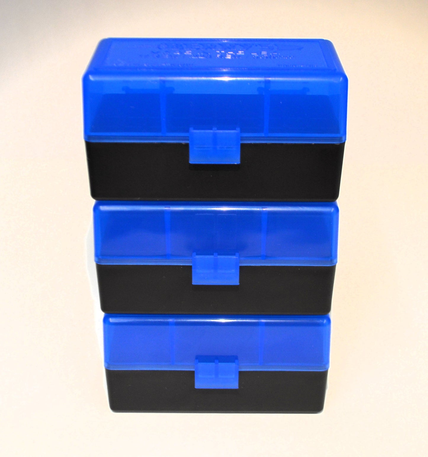 3 x 223/556 cal Ammo Box / Case / 50 round storage (3 COLORS)
