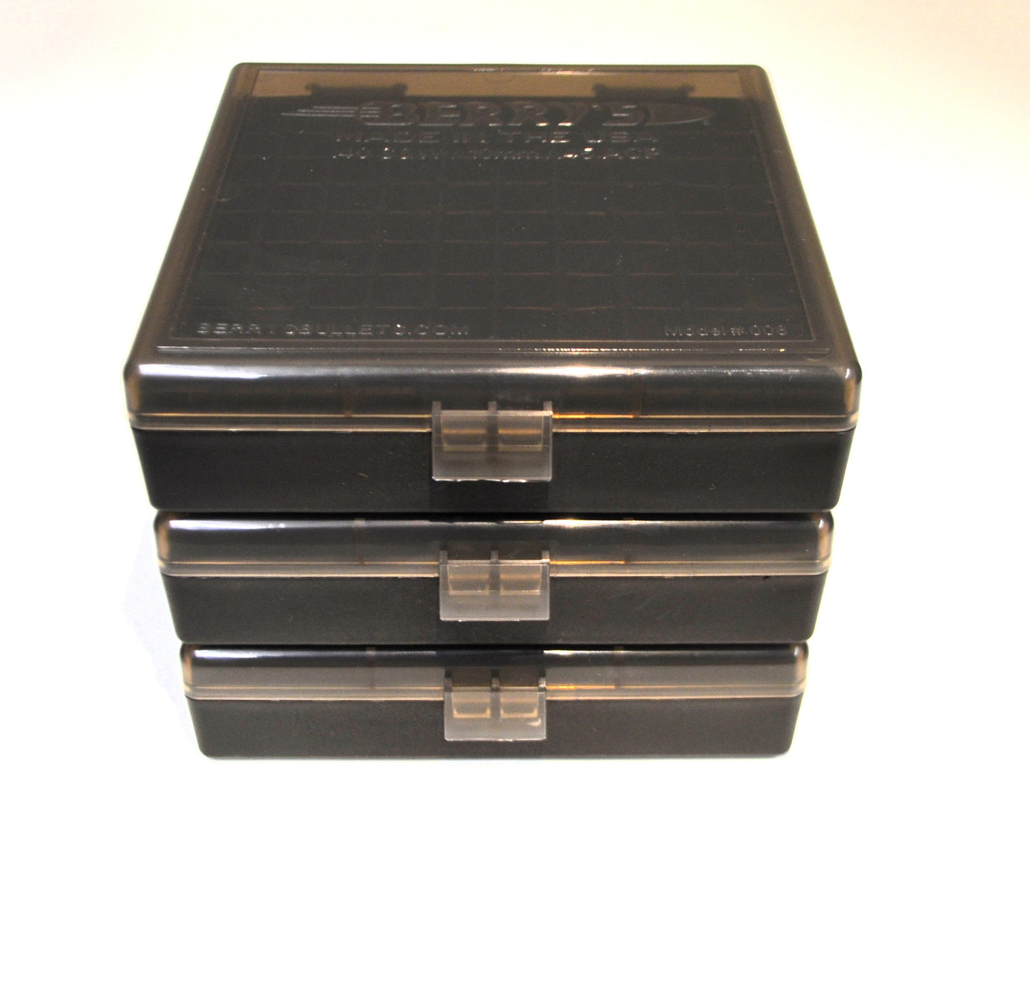 3 x .45 ACP/.40 cal Ammo Box/Case / 100 rd storage (4 COLORS)