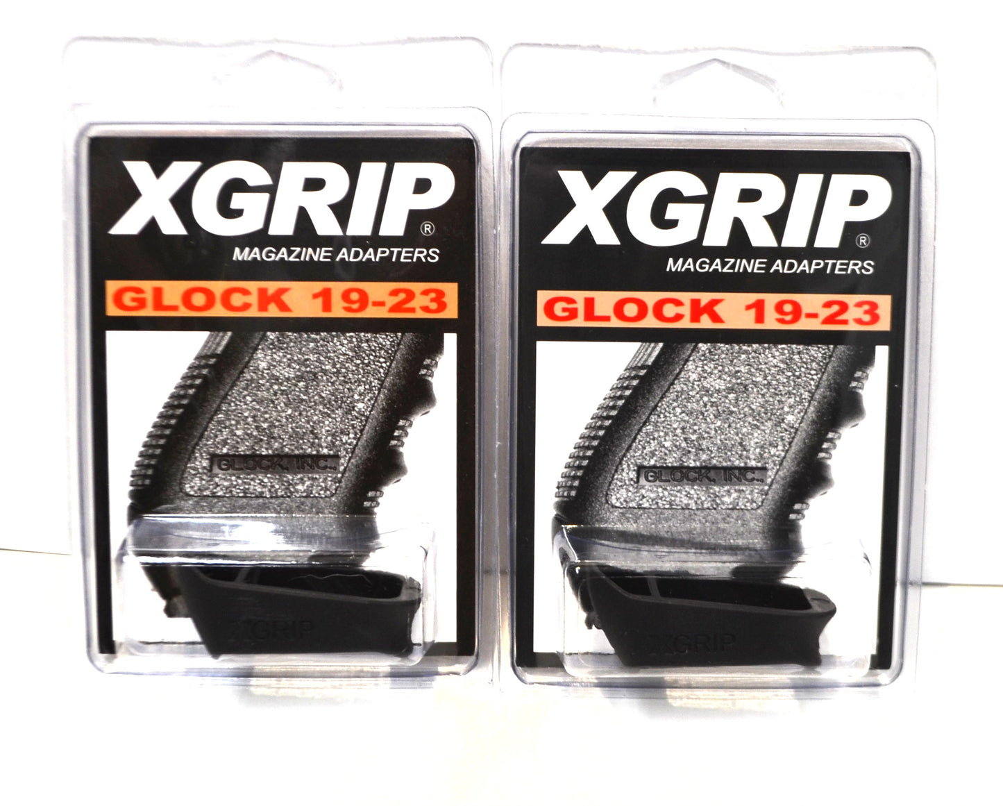 (2) X-Grip fits GLOCK use the G 19-23 with a G 17 magazine in the G19 pistol