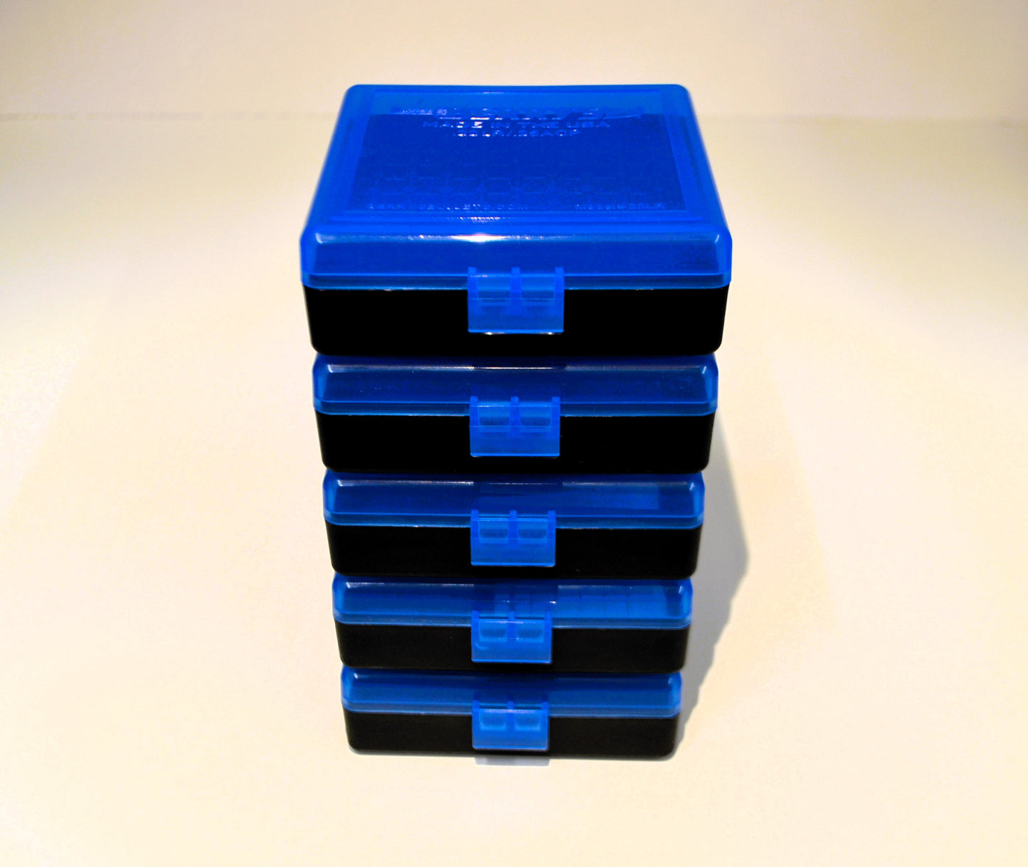 5 x 22 lr Ammo Box / Case / 100 rd storage .25 ACP (4 COLORS)