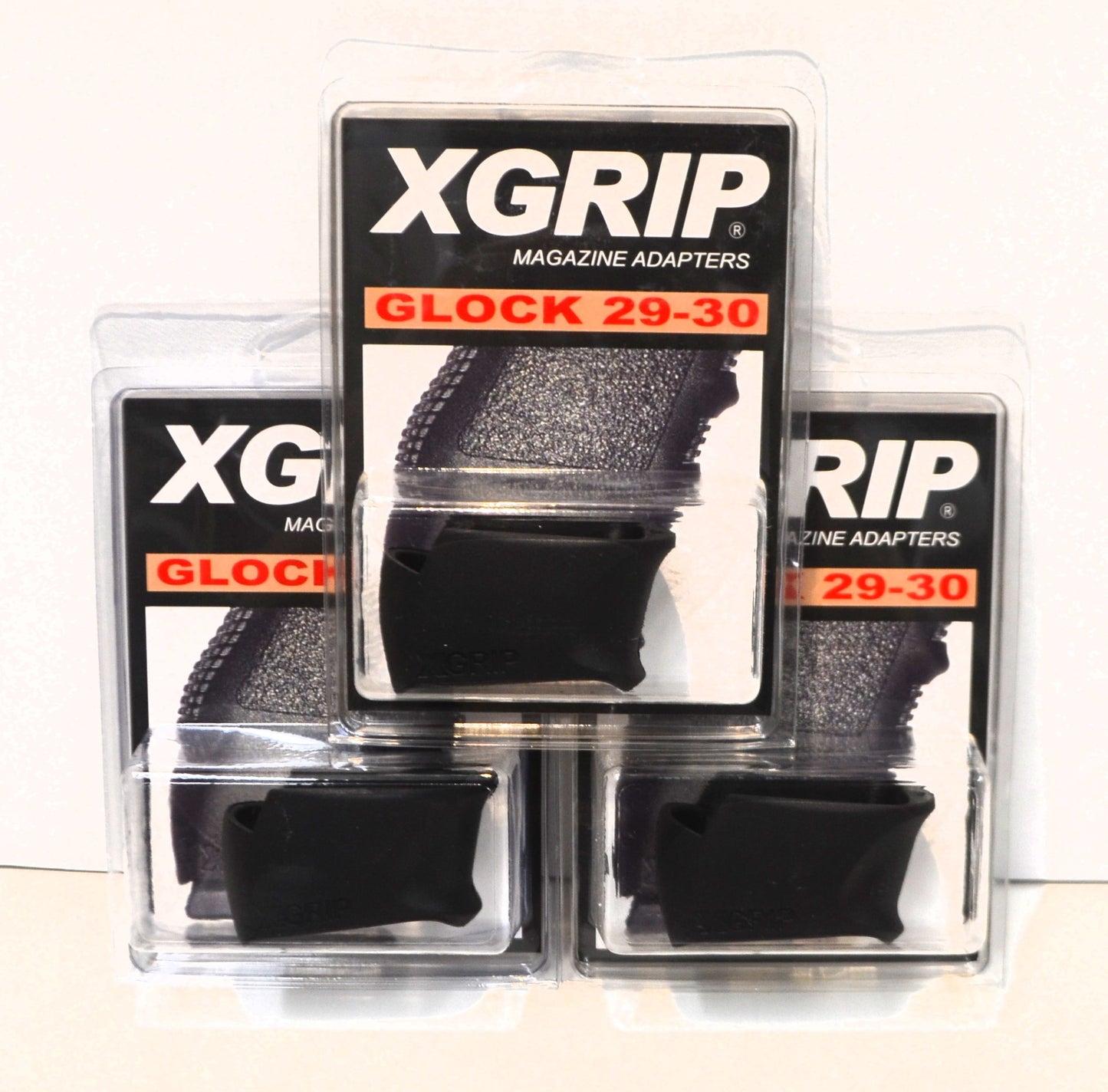 (3) X-Grip for GLOCK 29-30 fits G20 G21 Mags for use in G29 G30