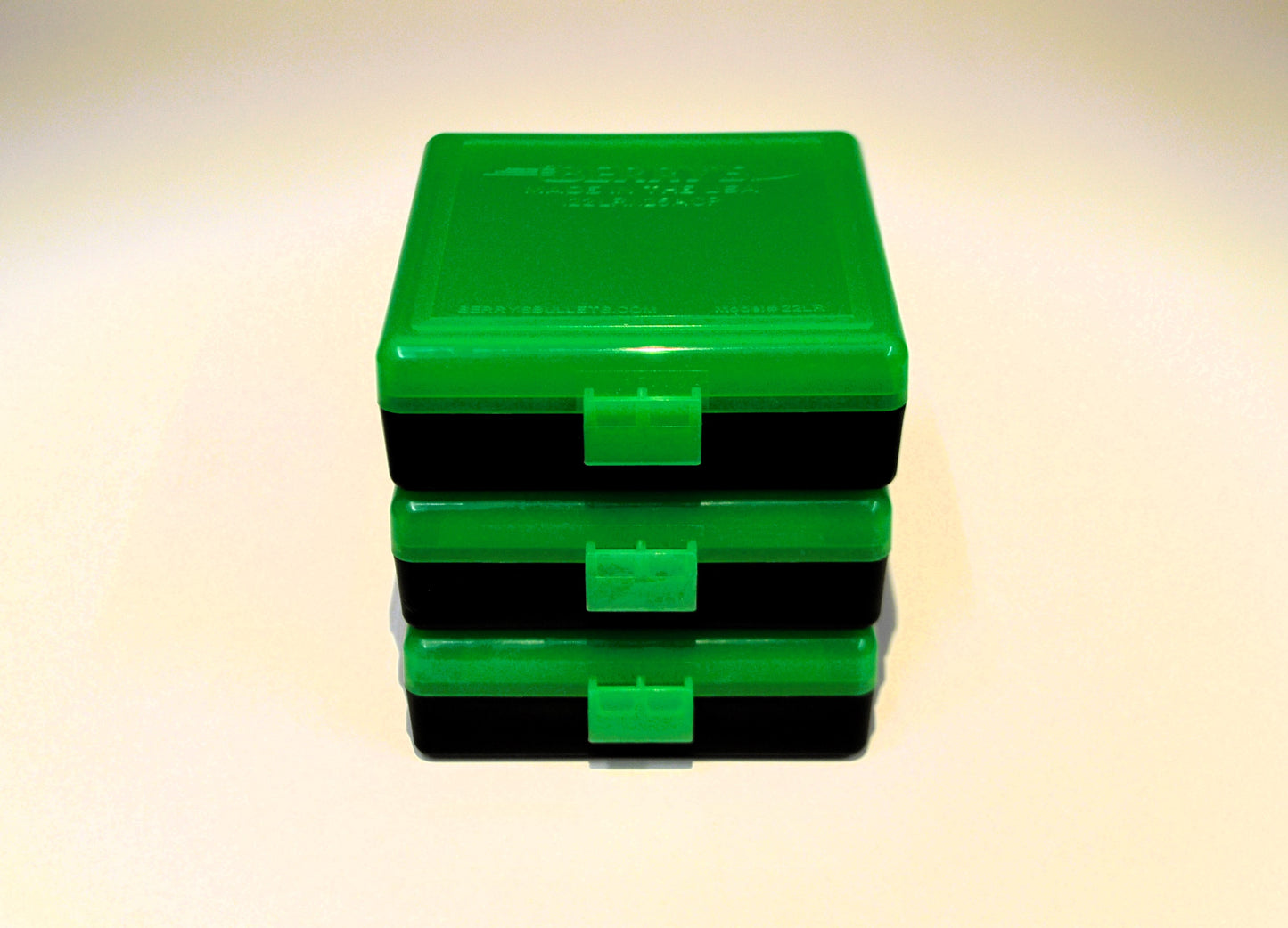 3 x 22 lr Ammo Box / Case / 100 rd storage .25 ACP (4 COLORS)