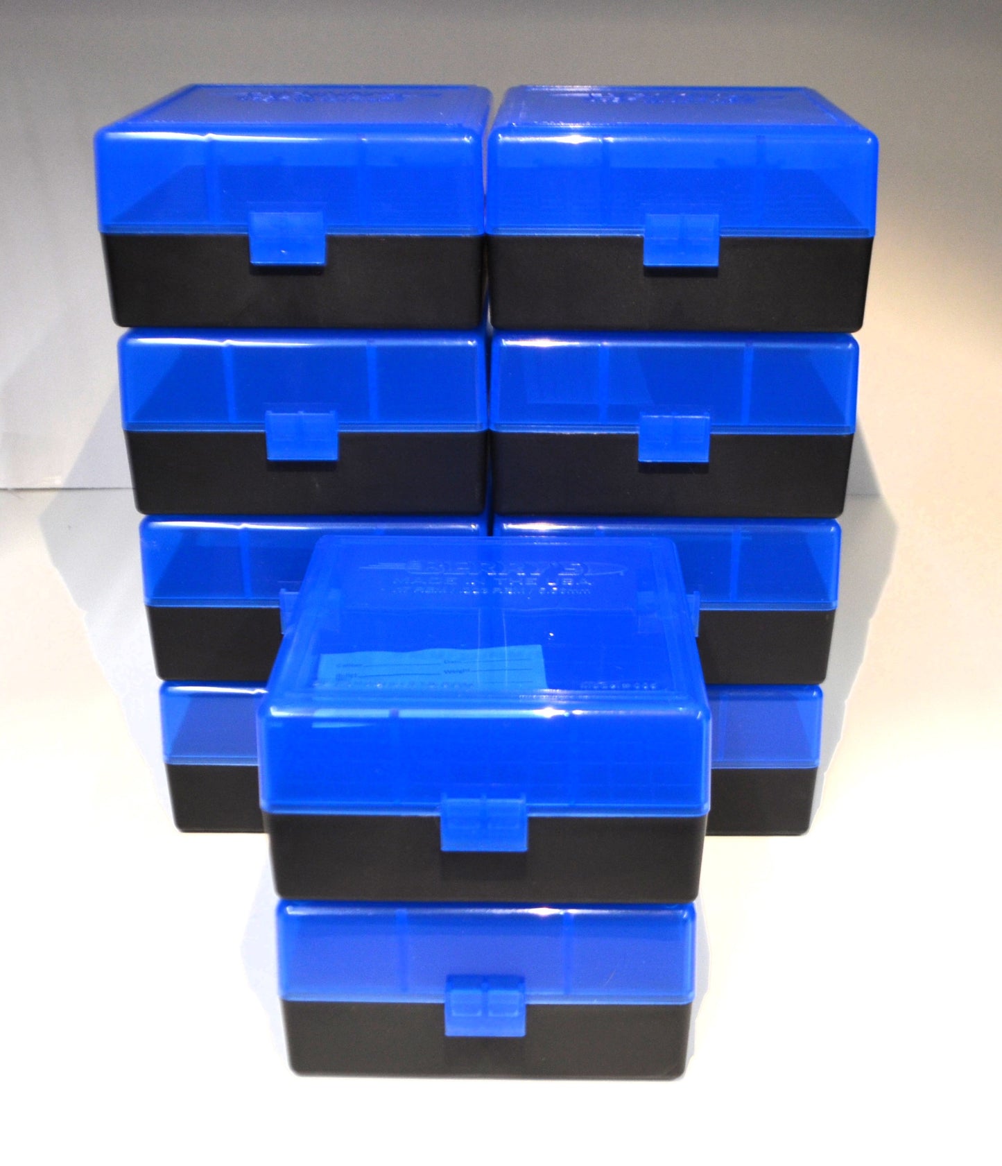 10 x 223/556 cal Ammo Box/Case/100 rd storage (4 COLORS)