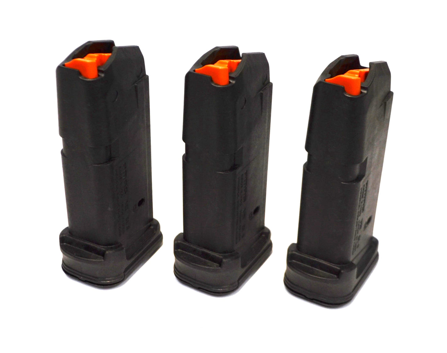 3 x Glock 26 Magazine by MagPul 10rd 9mm