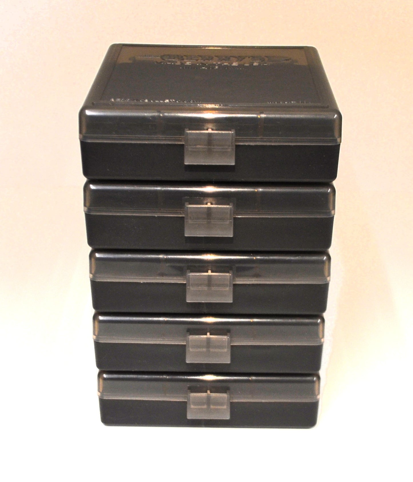 5 x 9mm/380 Ammo Box / Case / 100 rd storage (4 COLORS)