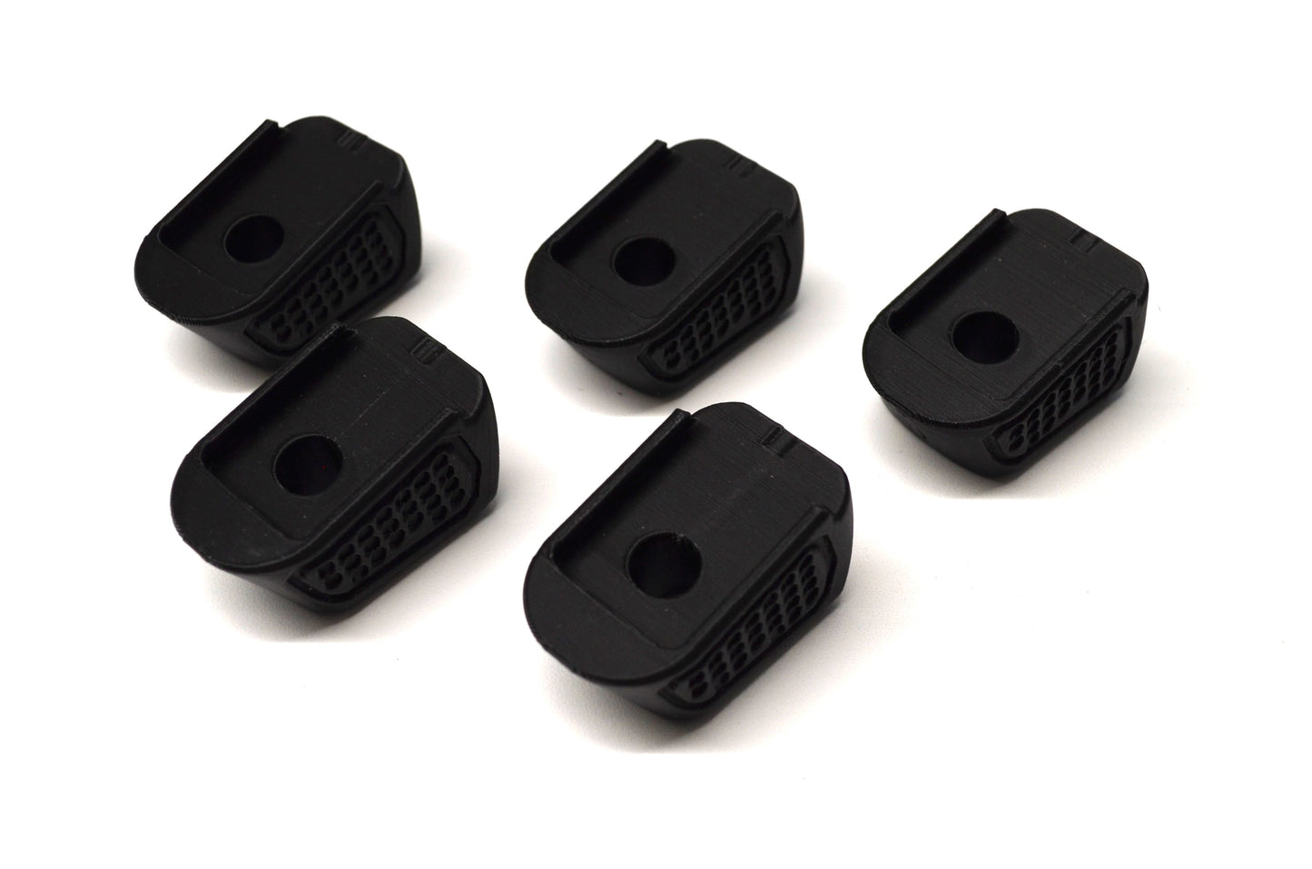 5 x MAGAZINE BASE PADS +0 FITS MAGPUL PMAG'S GLOCK 17 19 26