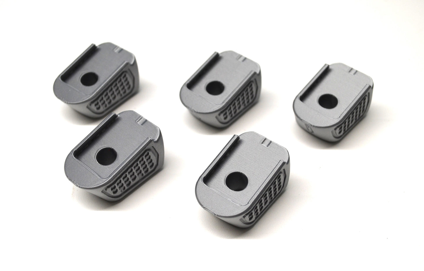5 x MAGAZINE BASE PADS +0 FITS MAGPUL PMAG'S GLOCK 17 19 26